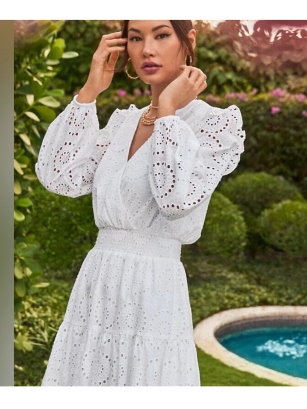 Lilly Pulitzer Taviana Eyelet Dress in White